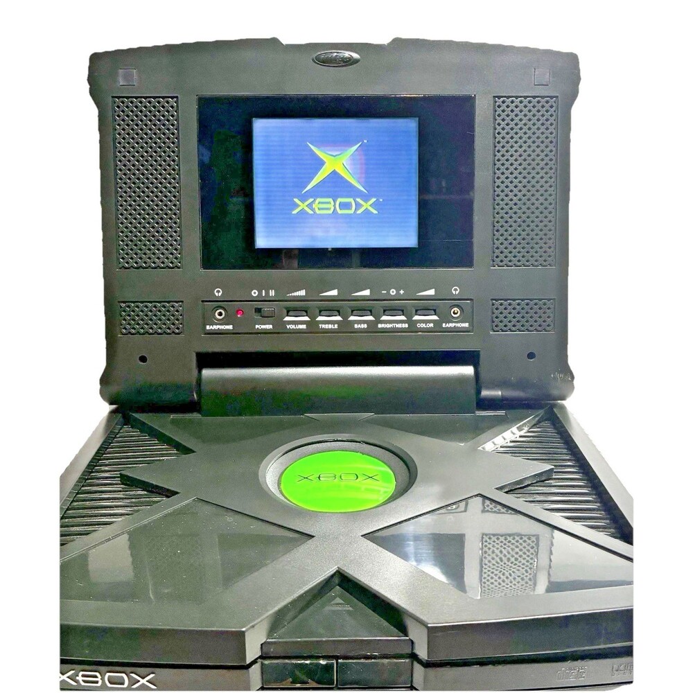 Intec Color Game Screen LCD Original Microsoft Xbox  with AV Cord Tested